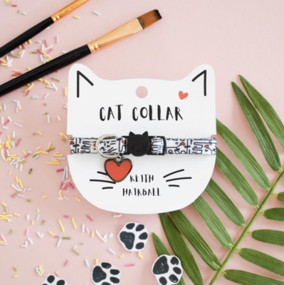 Keith Hairball Artist Cat Collar