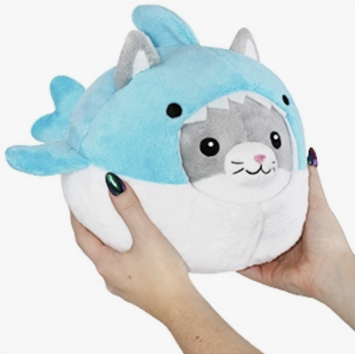 Undercover Kitty in Shark Squishable