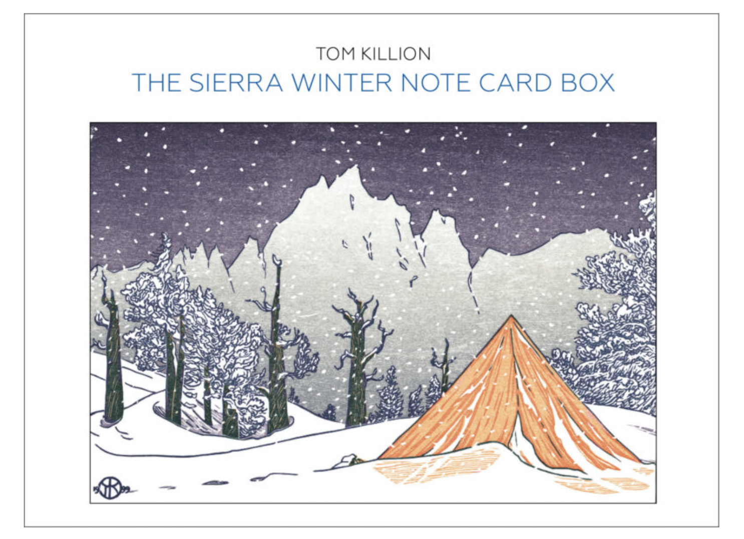 The Sierra Winter Notecard Box