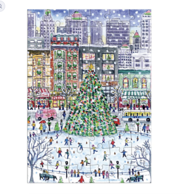 "Holiday in the City" Greeting Card Puzzle