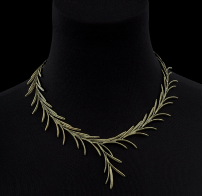 Rosemary Bronze Necklace  16"  (Adjustable)