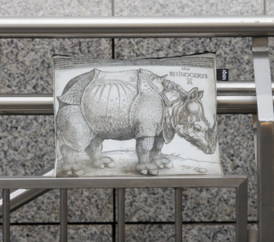 Albrecht Durer, Rhinocerus 1515 (Large Zip Pouch)