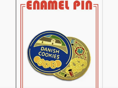 Cookie Tin Sewing Box Pin