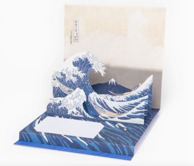 Hokusai, Great Wave Pop-Up Card
