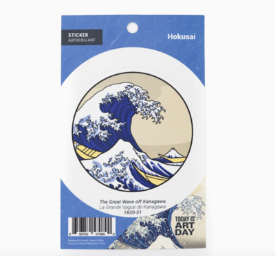 Hokusai, Great Wave Off Kanagawa Sticker 