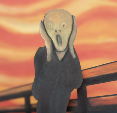 Munch, The Scream  Pop-Up Card