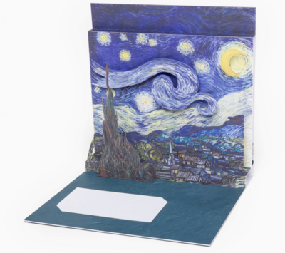 Van Gogh, Starry Night Pop-Up Card