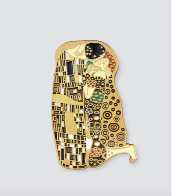 Klimt&#39;s The Kiss • Enamel Pin