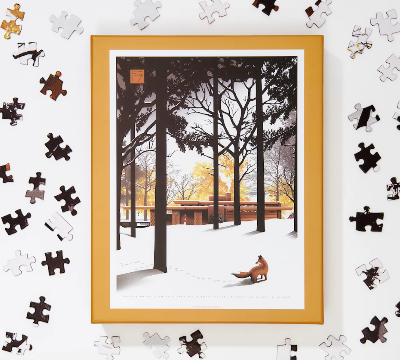 Frank Lloyd Wright&#39;s Smith House, 1,000 Piece Puzzle