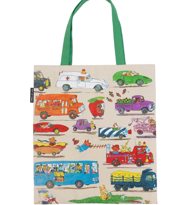 Richard Scarry&#39;s Cars, Trucks and Things that Go Tote Bag