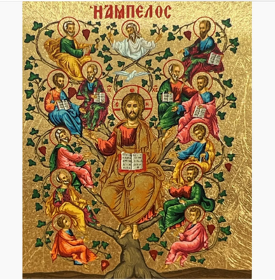 Silk Screen Icon Magnet from Greece