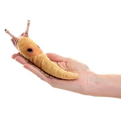 Mini Banana Slug Folkmanis Finger Puppet