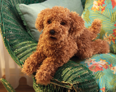 Toy Poodle Folkmanis Puppet