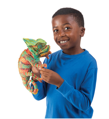 Small Chameleon Folkmanis Puppet