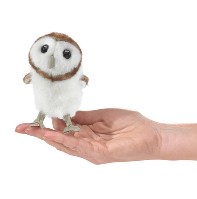 Mini Barn Owl Folkmanis Finger Puppet