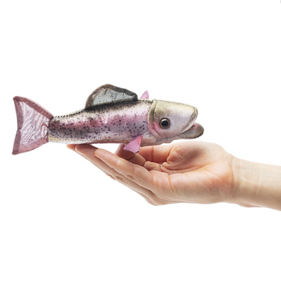 Mini Rainbow Trout Folkmanis Finger Puppet