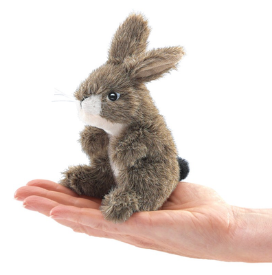 Mini Jack Rabbit Folkmanis Finger Puppet