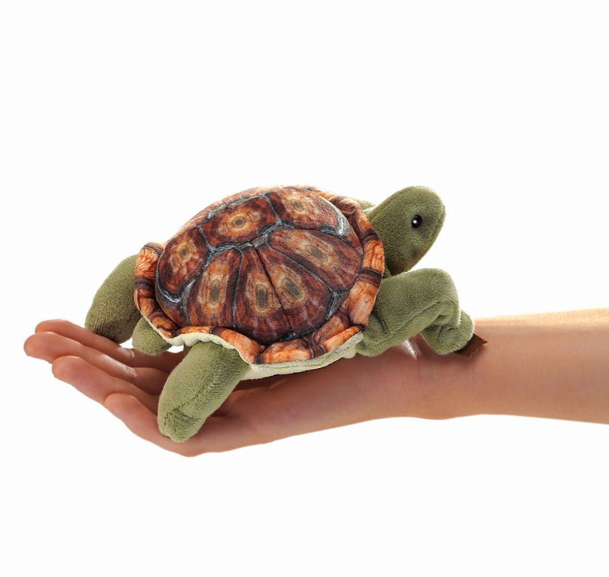 Mini Tortoise Folkmanis Finger Puppet