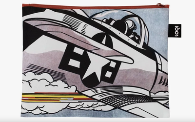 Roy Lichtenstein, Whaam! (Medium Zip Pouch)