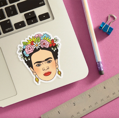Frida Flower Die Cut Sticker