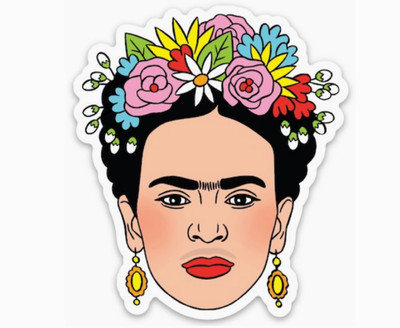 Frida Flower Die Cut Sticker