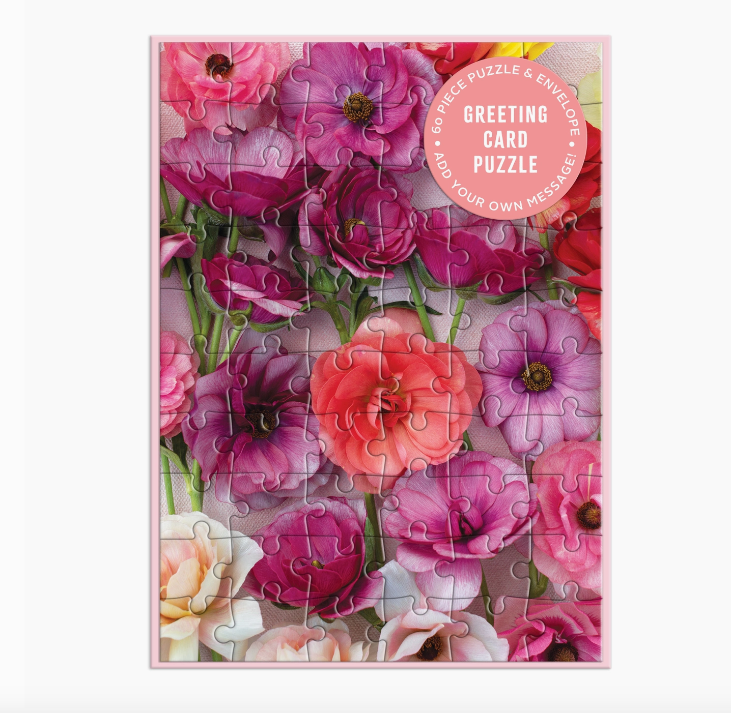 Bountiful Flowers Greeting Card Puzzle