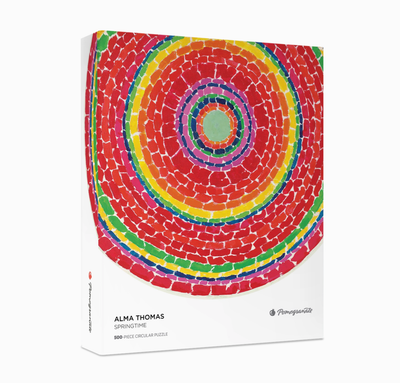 Alma Thomas, Springtime 500-Piece Circular Jigsaw Puzzle