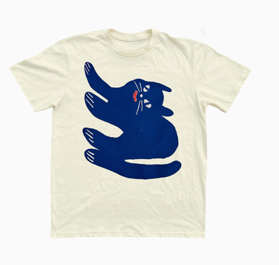 Odin the Cat Tee - Cream