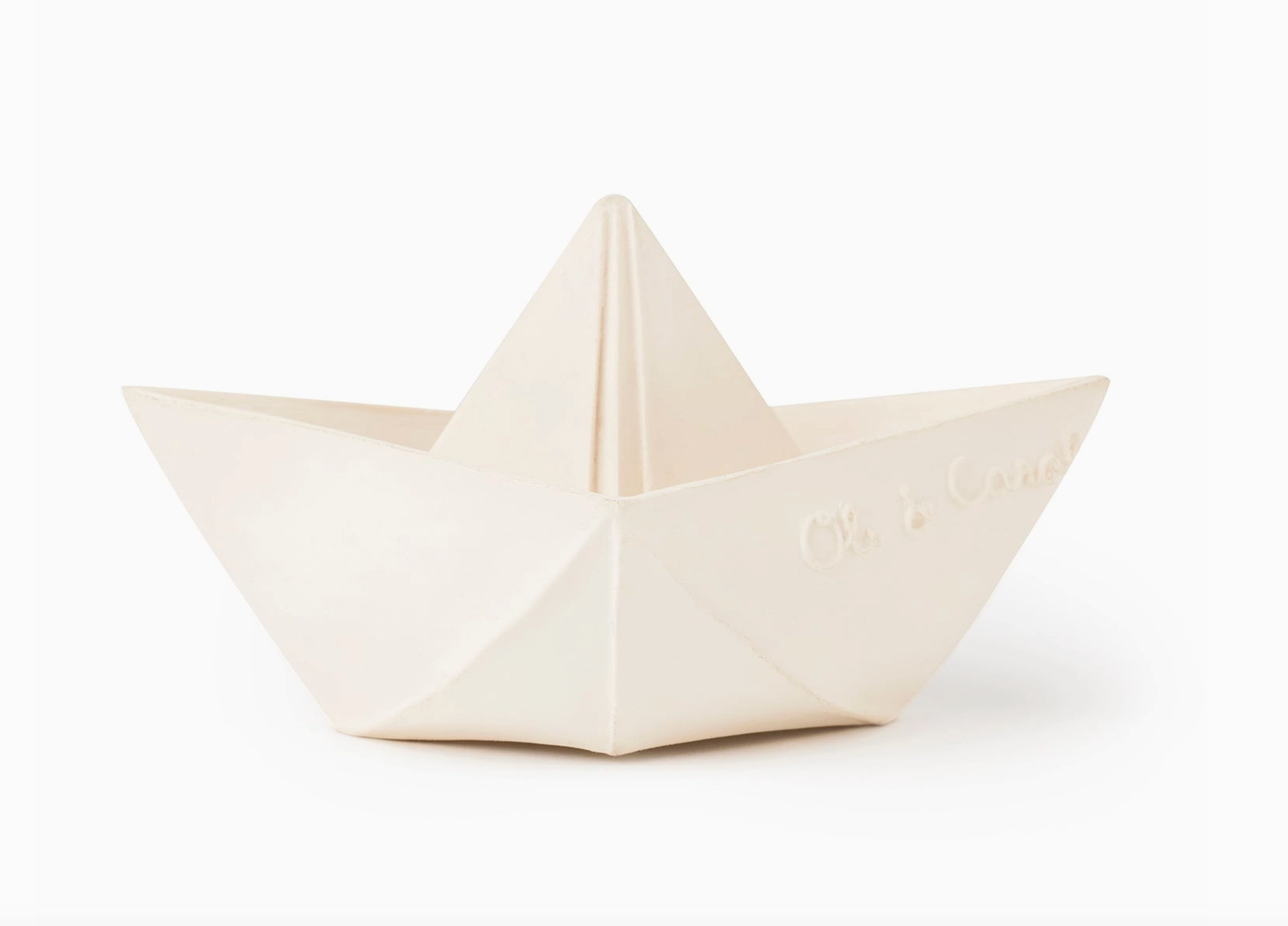 Origami Boat White