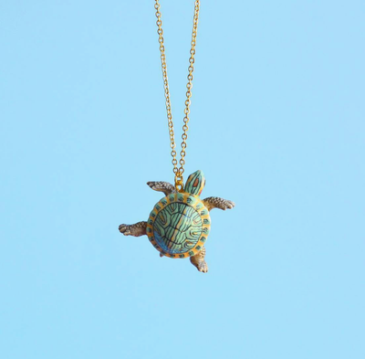 Porcelain Turtle Necklace