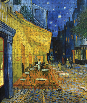 Vincent Van Gogh, Terrace of A Café At Night 500-Piece Jigsaw Puzzle