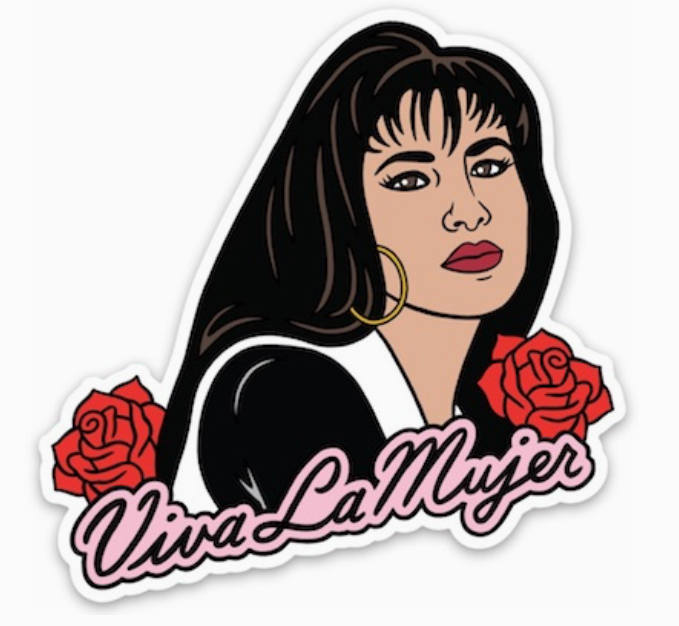 Selena Viva La Mujer Die Cut Sticker