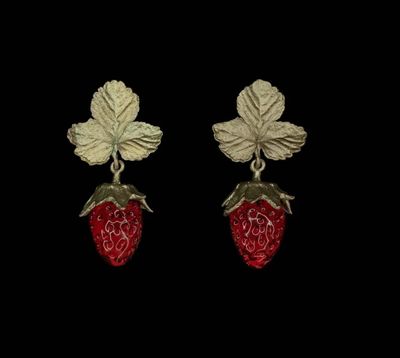 Strawberry Post Earrings