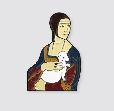 Lady with An Ermine • Enamel Pin