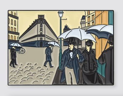 Paris Street; Rainy Day • Enamel Pin