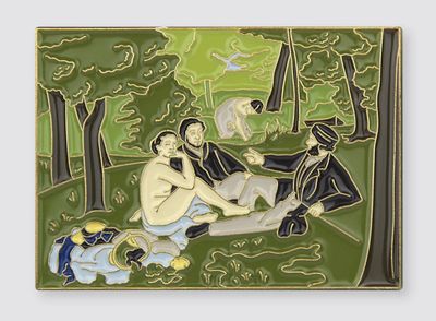 The Luncheon On the Grass • Enamel Pin