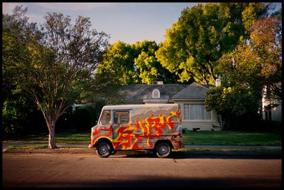 Reimer, Terrance. BURN, Fresno CA, 2002 . 10&quot; x10&quot; Open Edition Print