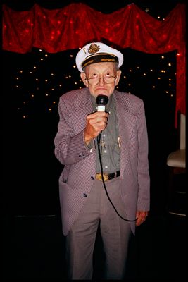 Reimer, Terrance. Karaoke Night, Oakhurst, CA., 2000. (Framed) 10&quot; x10&quot; Open Edition Print