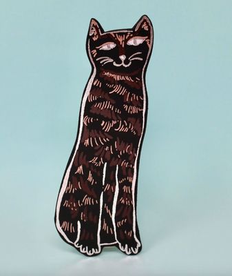  Cat Tails Leather Bookmark
