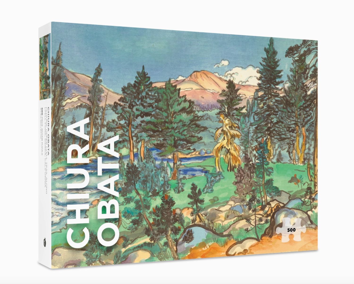 Chiura Obata,  Clouds, Upper Lyell Trail Along Lyell Fork, Sierra, California, 500 Piece Puzzle