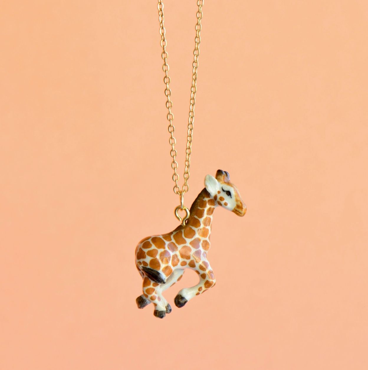 Porcelain  Baby Giraffe Necklace