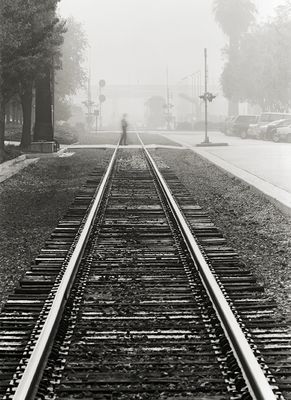 Jim Curnyn, Phantom Pedestrian, Fresno (Unframed) 14x17"