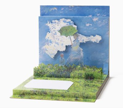 Monet,  Woman with A Parasol Pop-Up Card