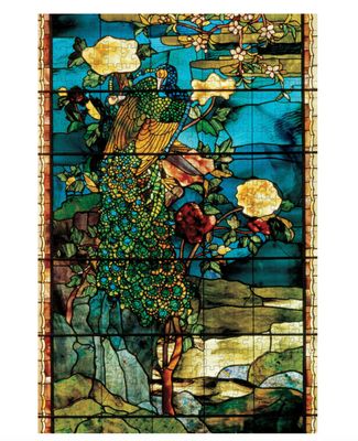 John La Farge: Peacocks and Peonies Ii 500-piece Jigsaw Puzzle