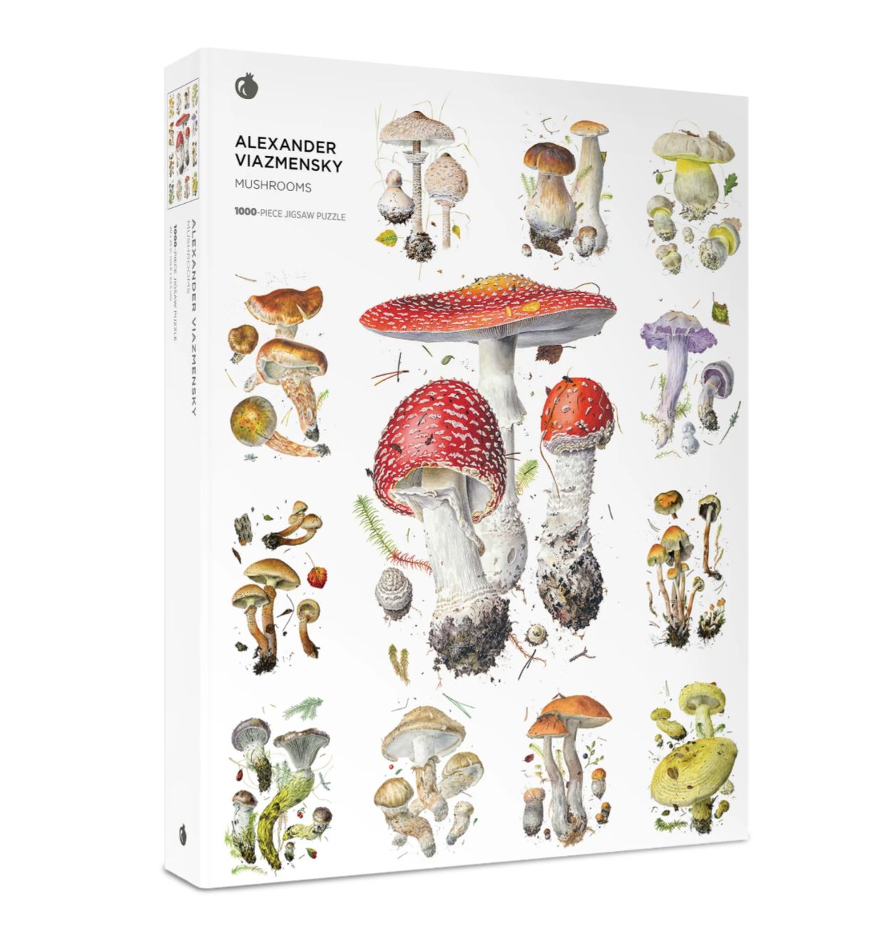Mushrooms: Alexander Viazmensky 1000-Piece Jigsaw Puzzle