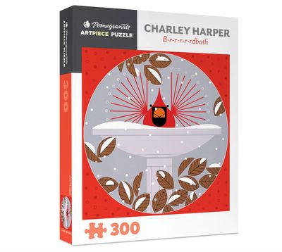 Charley Harper, B-R-R-R-R-Rdbath 300-Piece Jigsaw Puzzle