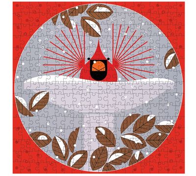Charley Harper, B-R-R-R-R-Rdbath 300-Piece Jigsaw Puzzle