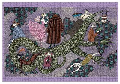  Edward Gorey: Drop Curtain 1000-Piece Jigsaw Puzzle