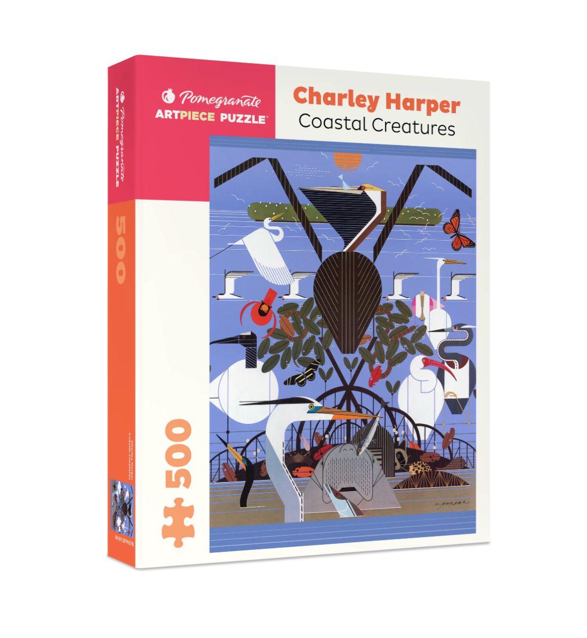 Charley Harper: Coastal Creatures 500-Piece Jigsaw Puzzle