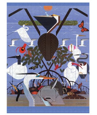 Charley Harper: Coastal Creatures 500-Piece Jigsaw Puzzle